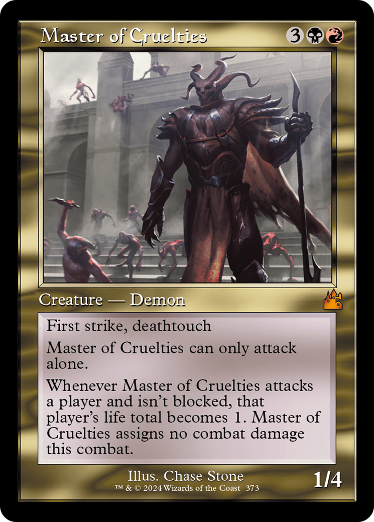 Master of Cruelties (Retro Frame) [Ravnica Remastered] | Impulse Games and Hobbies