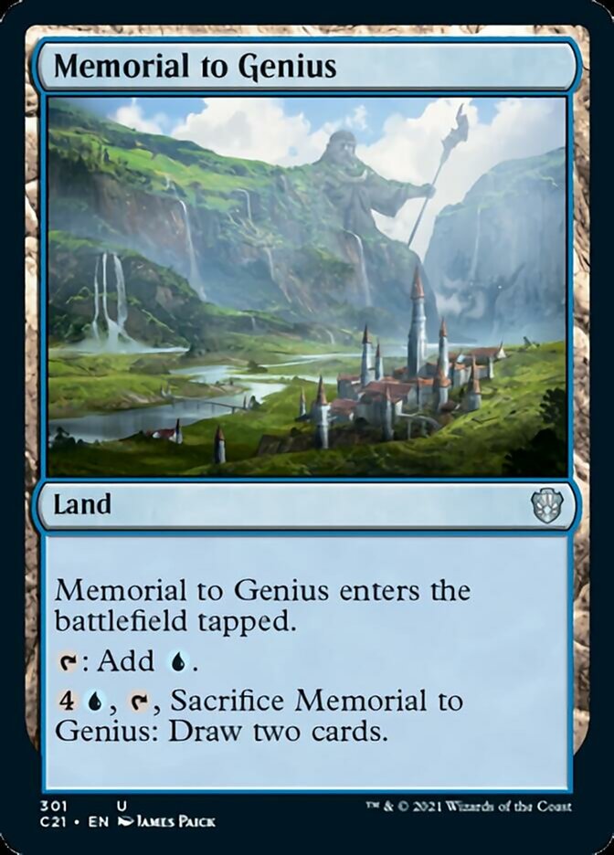 Memorial to Genius [Commander 2021] | Impulse Games and Hobbies