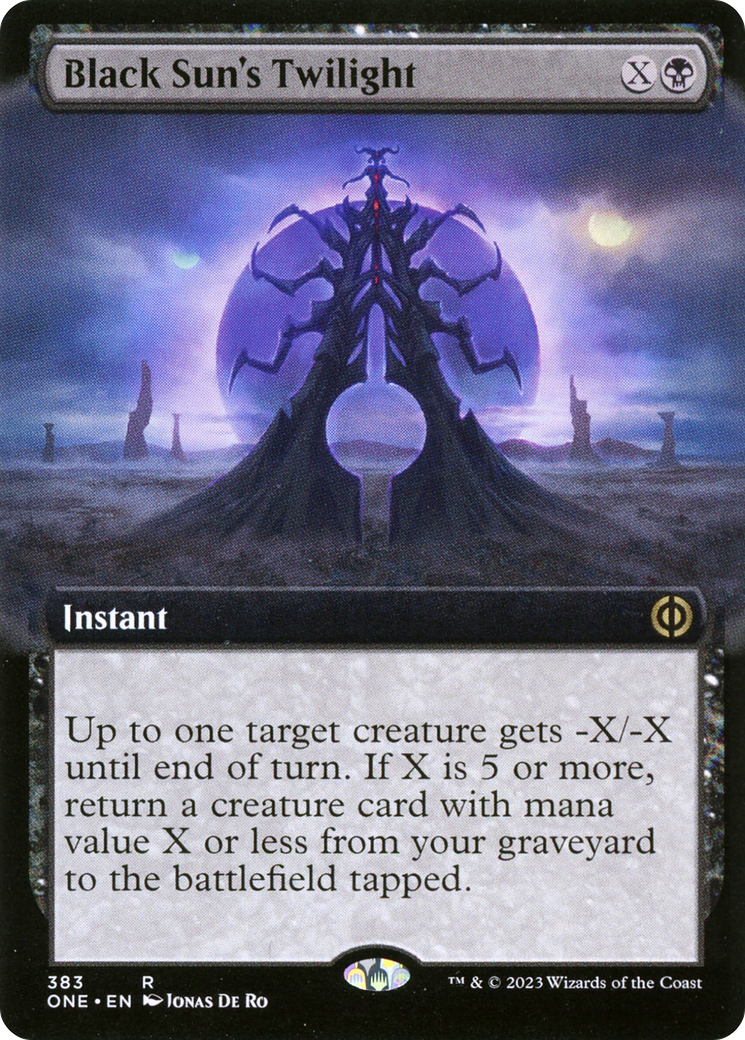 Black Sun's Twilight (Extended Art) [Phyrexia: All Will Be One] | Impulse Games and Hobbies