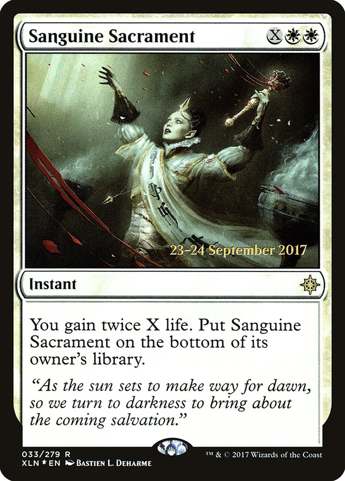 Sanguine Sacrament [Ixalan Prerelease Promos] | Impulse Games and Hobbies