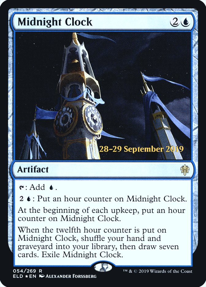 Midnight Clock  [Throne of Eldraine Prerelease Promos] | Impulse Games and Hobbies