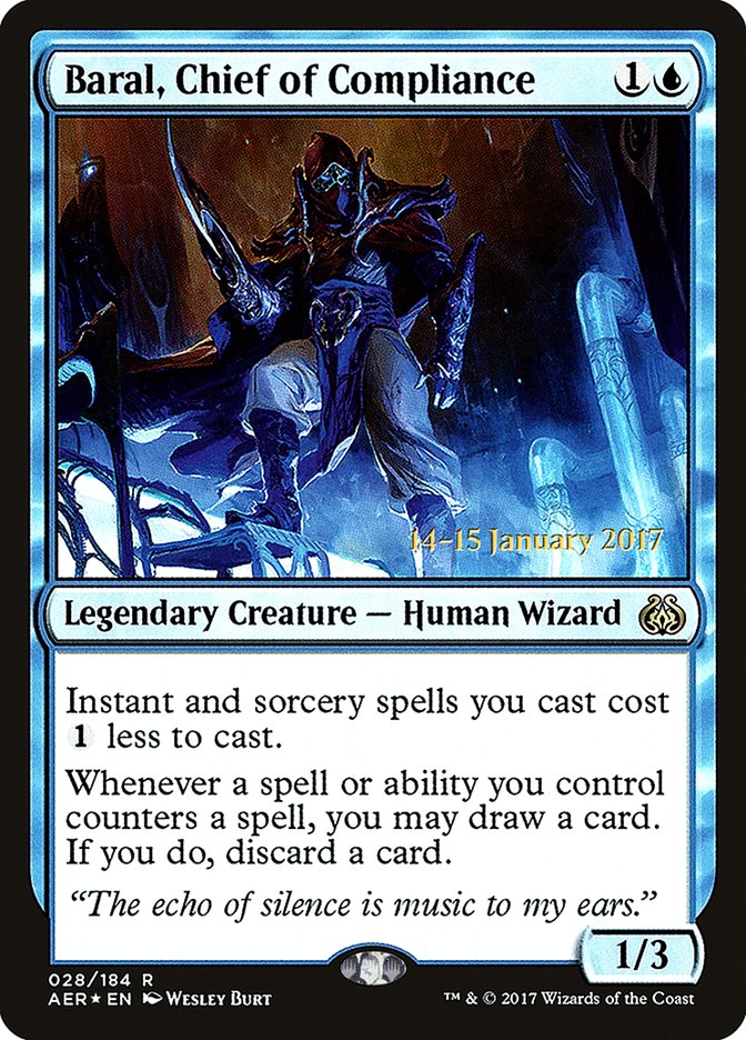 Baral, Chief of Compliance [Aether Revolt Prerelease Promos] | Impulse Games and Hobbies