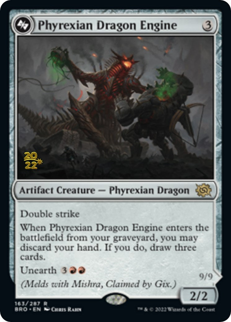 Phyrexian Dragon Engine [The Brothers' War: Prerelease Promos] | Impulse Games and Hobbies
