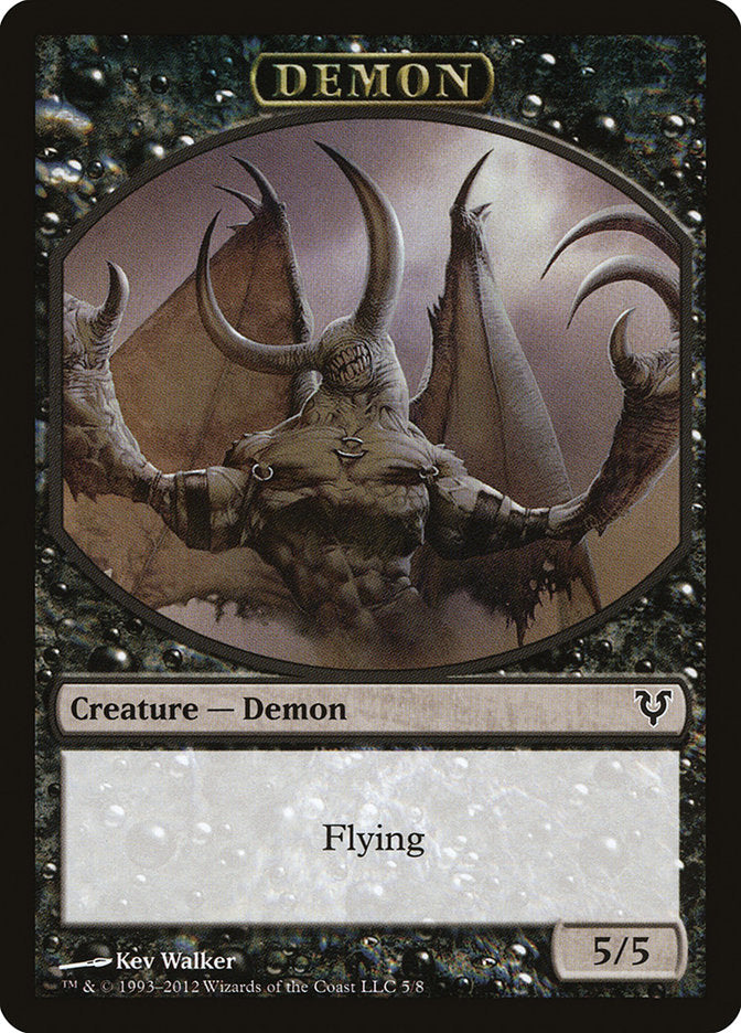 Demon Token [Avacyn Restored Tokens] | Impulse Games and Hobbies