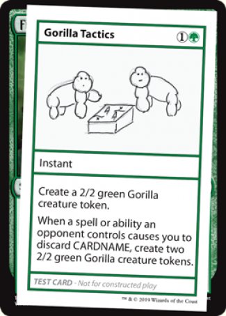 Gorilla Tactics (2021 Edition) [Mystery Booster Playtest Cards] | Impulse Games and Hobbies