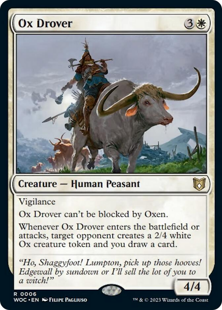 Ox Drover [Wilds of Eldraine Commander] | Impulse Games and Hobbies