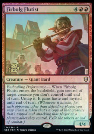 Firbolg Flutist [Commander Legends: Battle for Baldur's Gate Prerelease Promos] | Impulse Games and Hobbies