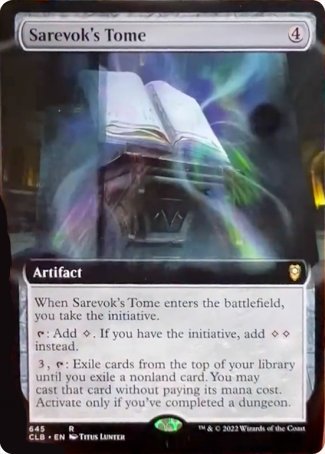 Sarevok's Tome (Extended Art) [Commander Legends: Battle for Baldur's Gate] | Impulse Games and Hobbies