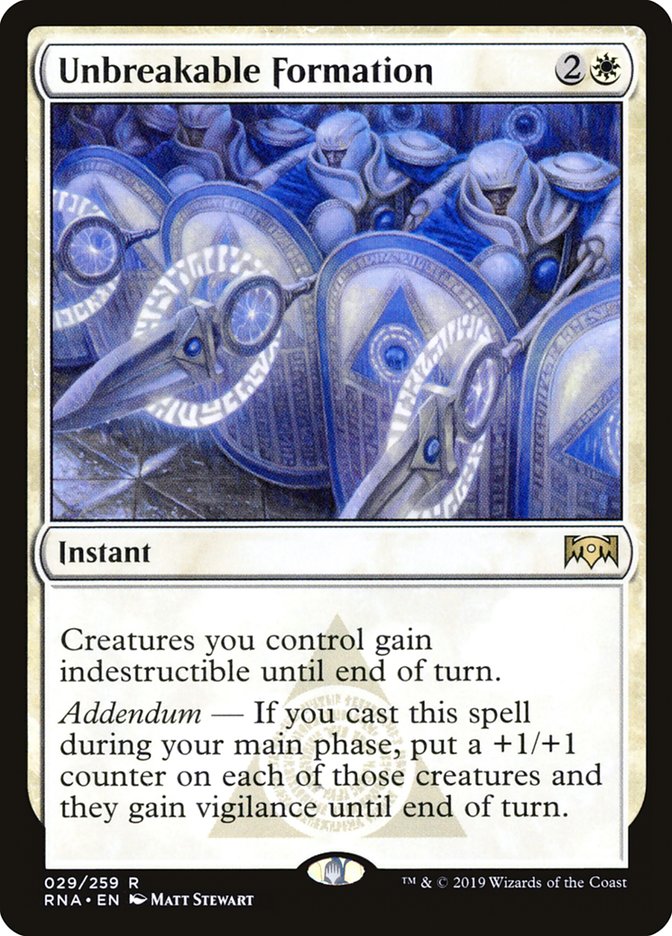 Unbreakable Formation [Ravnica Allegiance] | Impulse Games and Hobbies