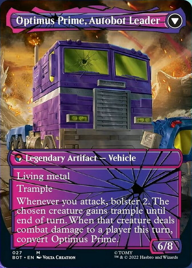 Optimus Prime, Hero // Optimus Prime, Autobot Leader (Shattered Glass) [Universes Beyond: Transformers] | Impulse Games and Hobbies