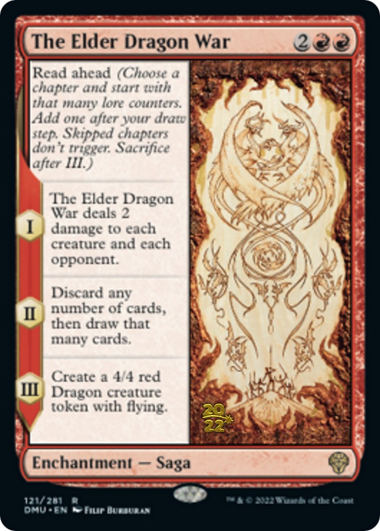 The Elder Dragon War [Dominaria United Prerelease Promos] | Impulse Games and Hobbies