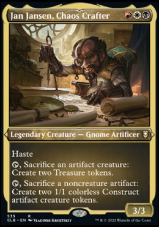 Jan Jansen, Chaos Crafter (Foil Etched) [Commander Legends: Battle for Baldur's Gate] | Impulse Games and Hobbies