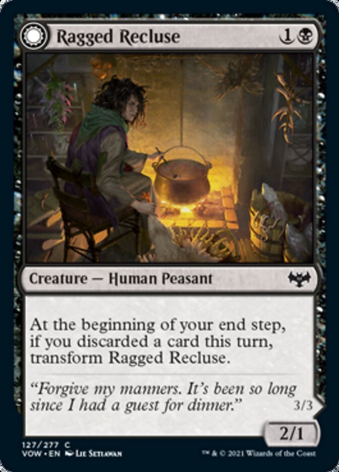 Ragged Recluse // Odious Witch [Innistrad: Crimson Vow] | Impulse Games and Hobbies