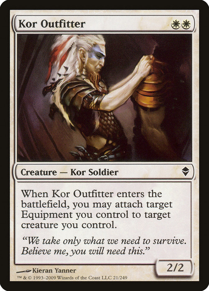 Kor Outfitter [Zendikar] | Impulse Games and Hobbies