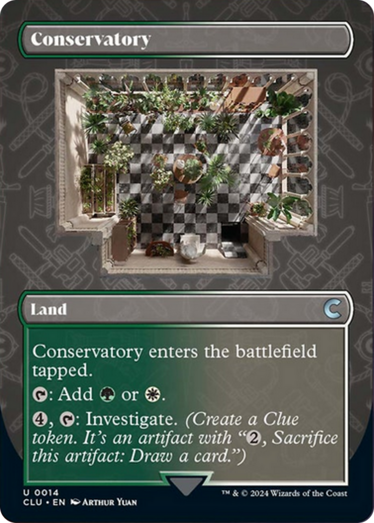 Conservatory (Borderless) [Ravnica: Clue Edition] | Impulse Games and Hobbies