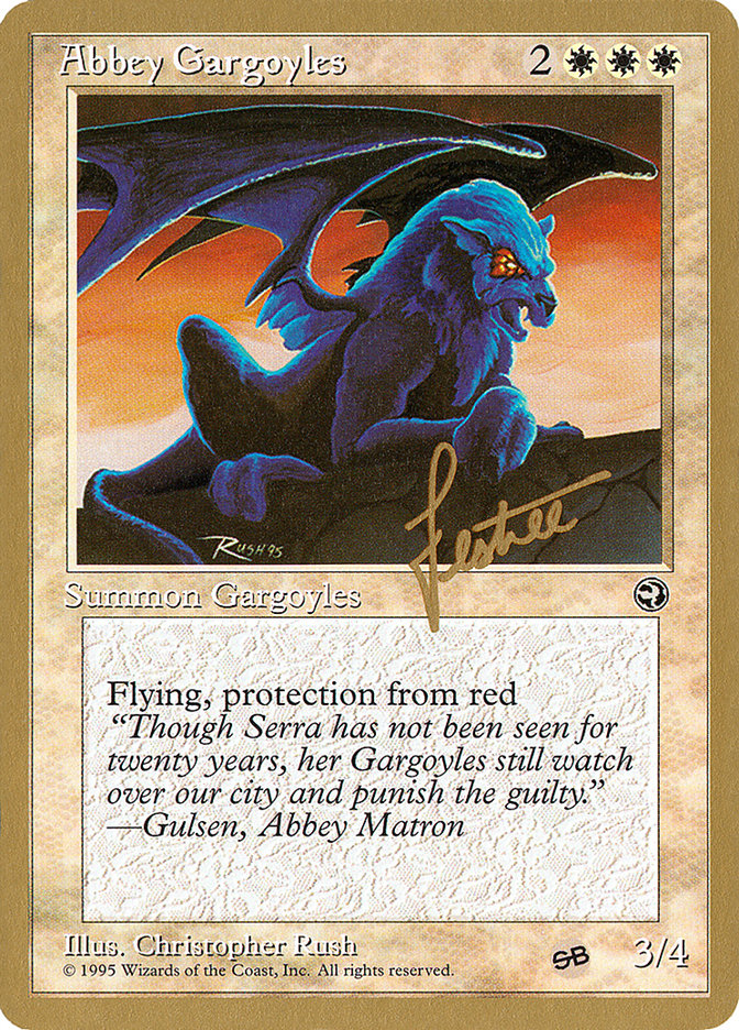 Abbey Gargoyles (Bertrand Lestree) (SB) [Pro Tour Collector Set] | Impulse Games and Hobbies