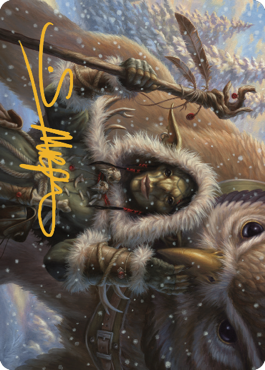 Owlbear Shepherd Art Card (Gold-Stamped Signature) [Commander Legends: Battle for Baldur's Gate Art Series] | Impulse Games and Hobbies