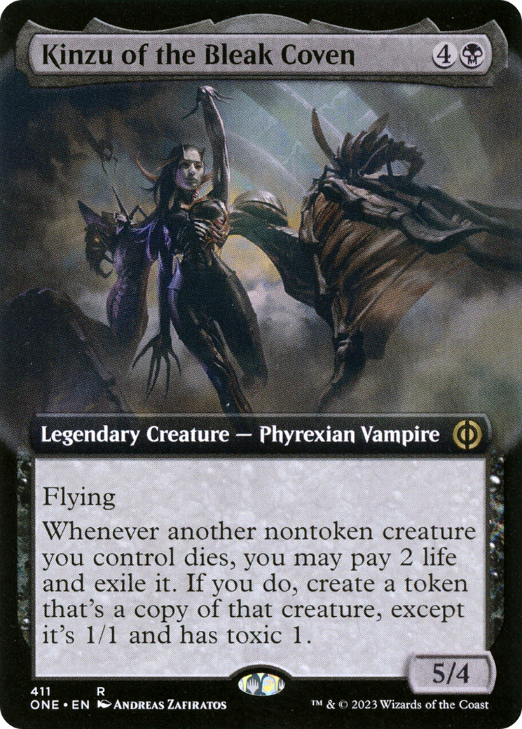 Kinzu of the Bleak Coven (Extended Art) [Phyrexia: All Will Be One] | Impulse Games and Hobbies