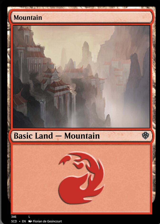 Mountain (346) [Starter Commander Decks] | Impulse Games and Hobbies