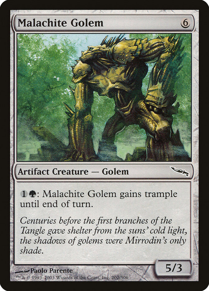 Malachite Golem [Mirrodin] | Impulse Games and Hobbies