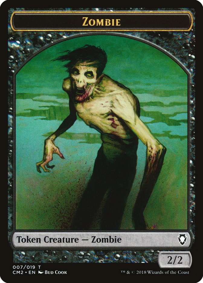 Zombie Token [Commander Anthology Volume II Tokens] | Impulse Games and Hobbies