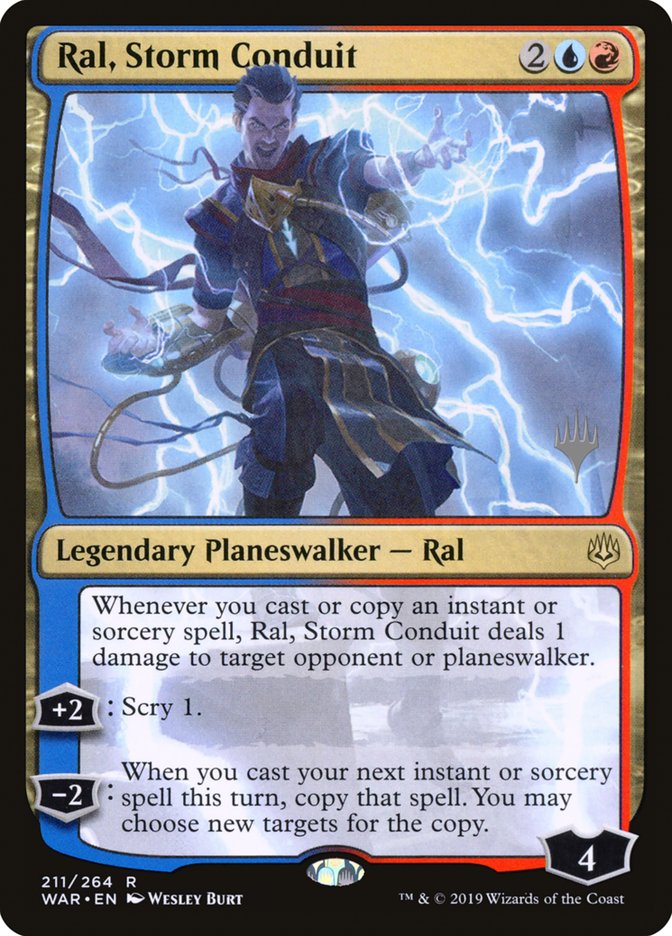 Ral, Storm Conduit (Promo Pack) [War of the Spark Promos] | Impulse Games and Hobbies