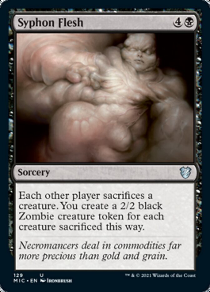 Syphon Flesh [Innistrad: Midnight Hunt Commander] | Impulse Games and Hobbies