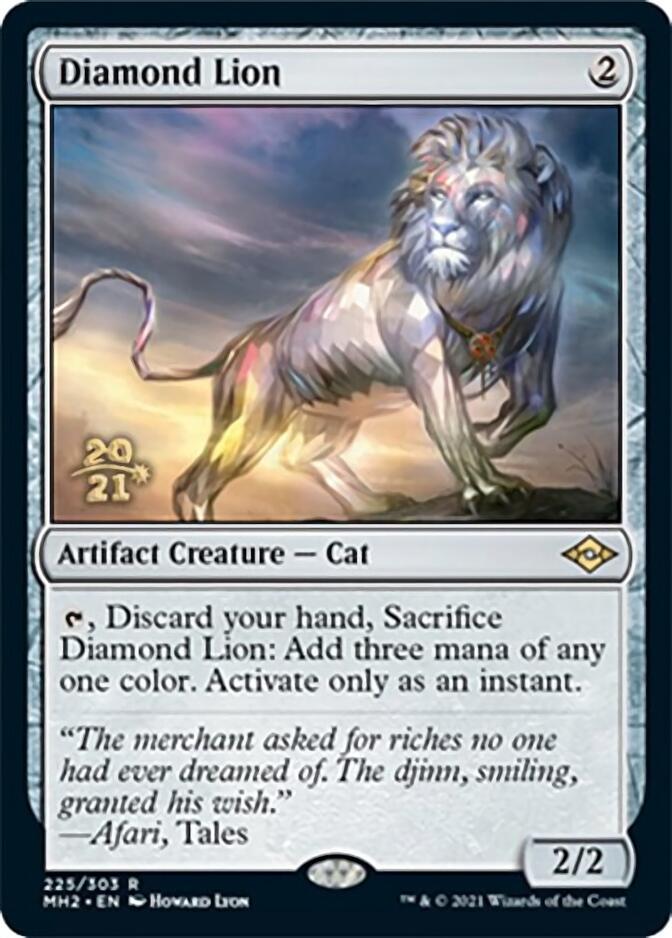 Diamond Lion [Modern Horizons 2 Prerelease Promos] | Impulse Games and Hobbies