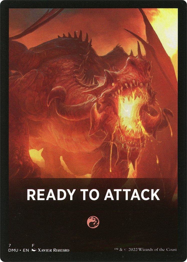 Ready to Attack Theme Card [Dominaria United Tokens] | Impulse Games and Hobbies