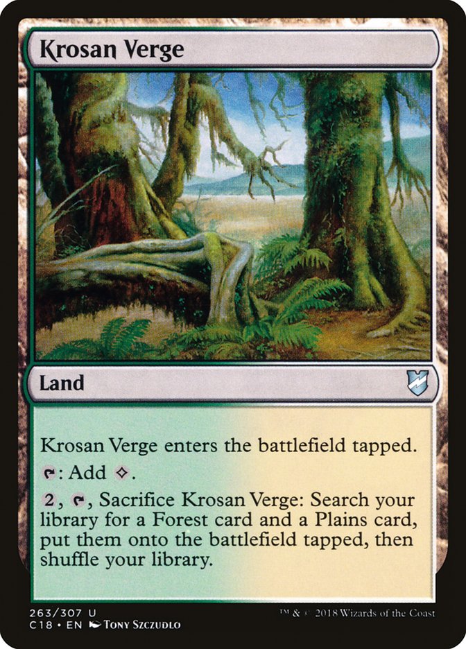 Krosan Verge [Commander 2018] | Impulse Games and Hobbies
