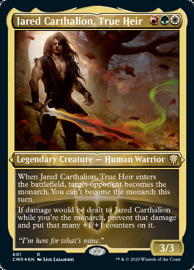 Jared Carthalion, True Heir (Etched) [Commander Legends] | Impulse Games and Hobbies
