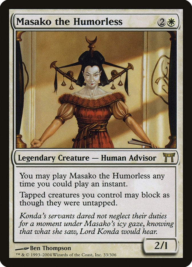 Masako the Humorless [Champions of Kamigawa] | Impulse Games and Hobbies