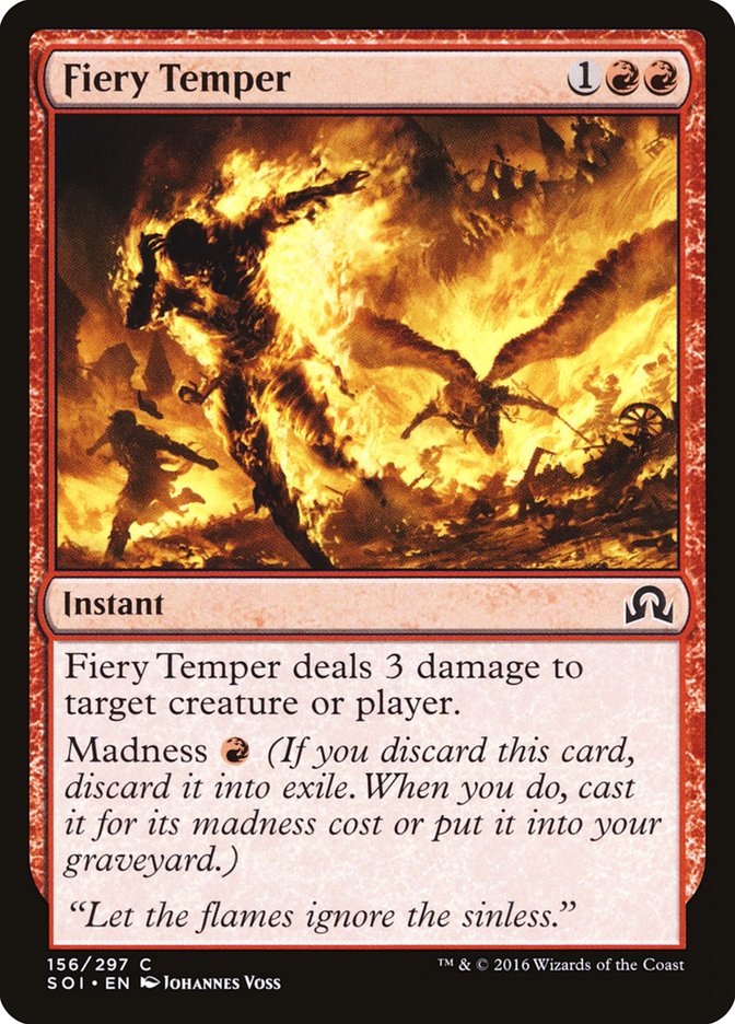 Fiery Temper [Shadows over Innistrad] | Impulse Games and Hobbies