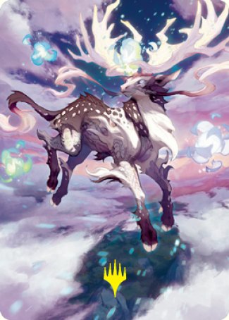 Hinata, Dawn-Crowned Art Card (Gold-Stamped Signature) [Kamigawa: Neon Dynasty Art Series] | Impulse Games and Hobbies