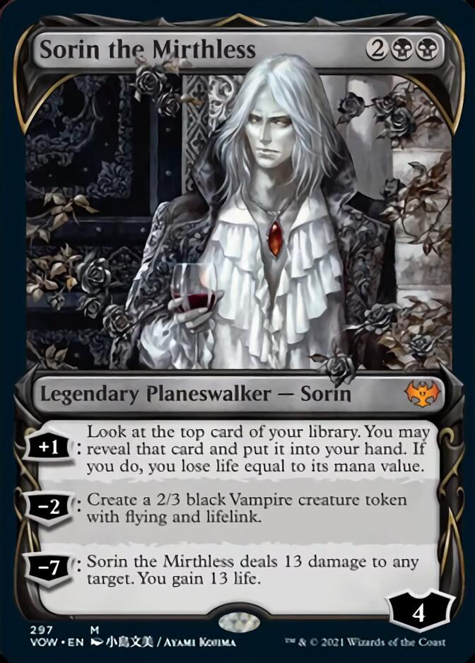 Sorin the Mirthless (Showcase Fang Frame) [Innistrad: Crimson Vow] | Impulse Games and Hobbies