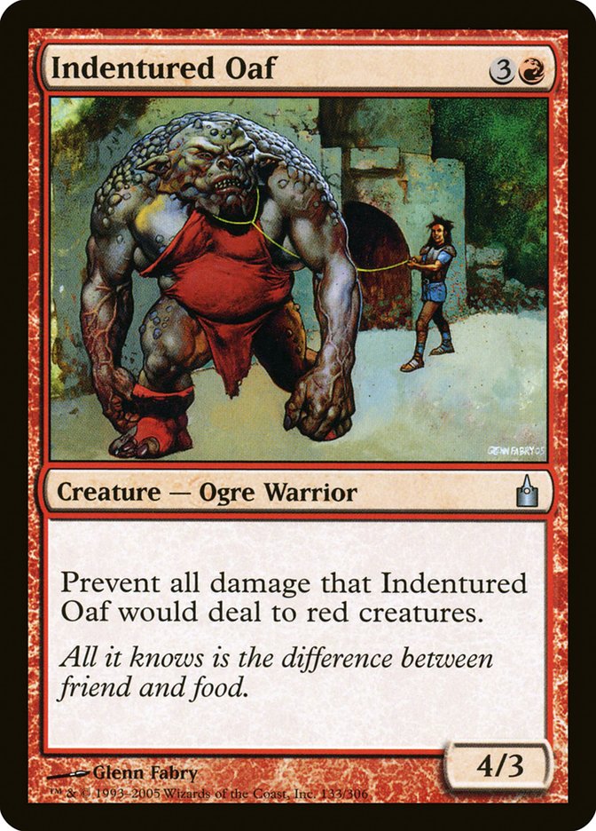 Indentured Oaf [Ravnica: City of Guilds] | Impulse Games and Hobbies