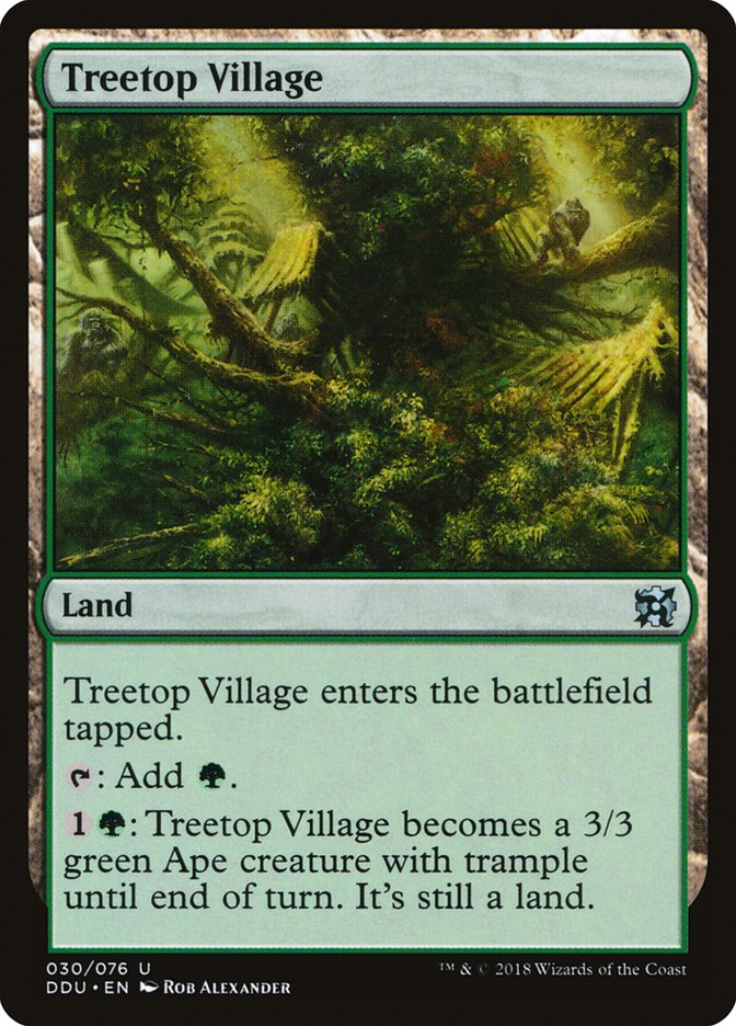 Treetop Village [Duel Decks: Elves vs. Inventors] | Impulse Games and Hobbies