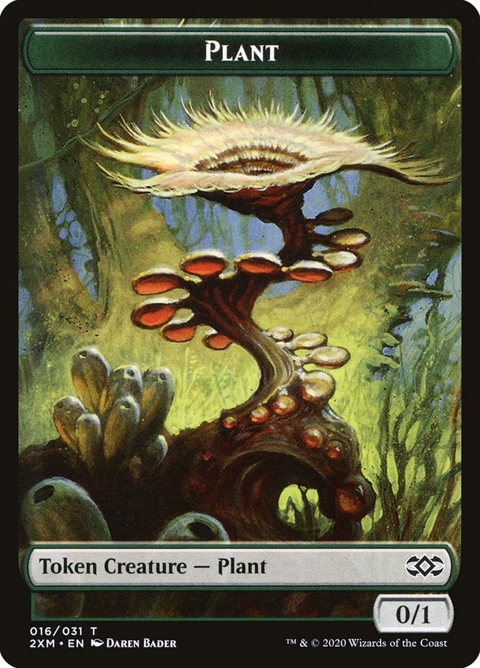 Plant Token [Double Masters Tokens] | Impulse Games and Hobbies