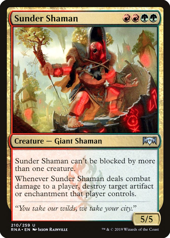 Sunder Shaman [Ravnica Allegiance] | Impulse Games and Hobbies