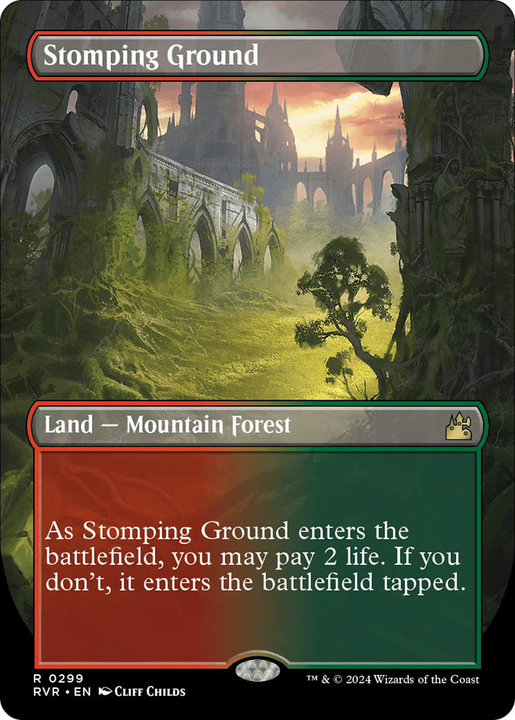 Stomping Ground (Borderless) [Ravnica Remastered] | Impulse Games and Hobbies