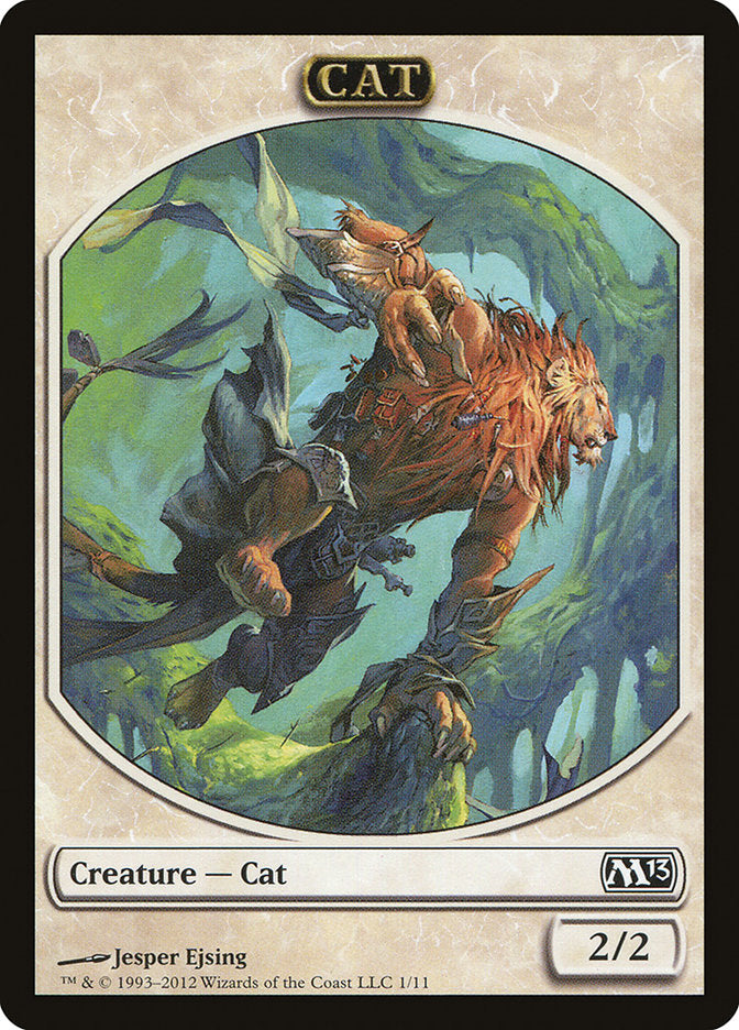 Cat Token [Magic 2013 Tokens] | Impulse Games and Hobbies