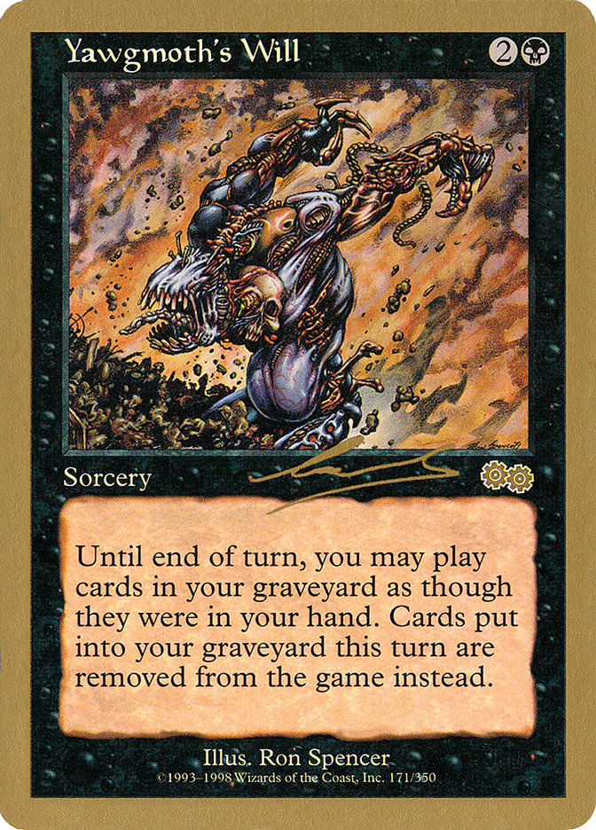 Yawgmoth's Will (Nicolas Labarre) [World Championship Decks 2000] | Impulse Games and Hobbies