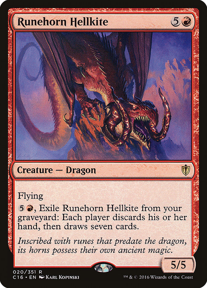 Runehorn Hellkite [Commander 2016] | Impulse Games and Hobbies
