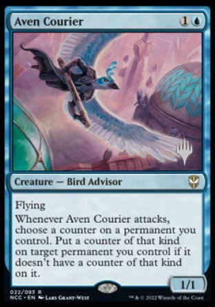 Aven Courier (Promo Pack) [Streets of New Capenna Commander Promos] | Impulse Games and Hobbies