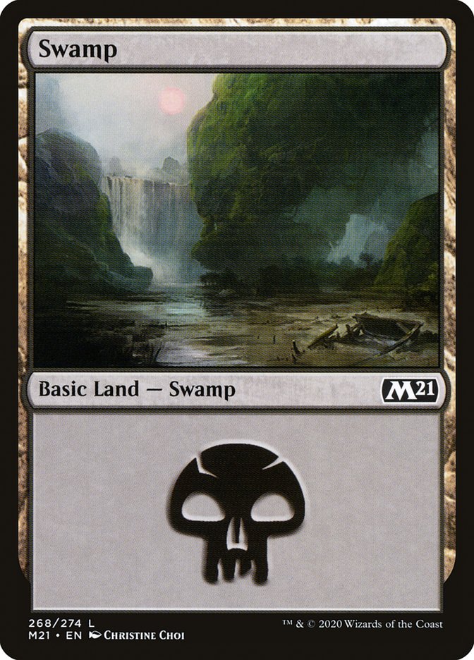 Swamp (268) [Core Set 2021] | Impulse Games and Hobbies