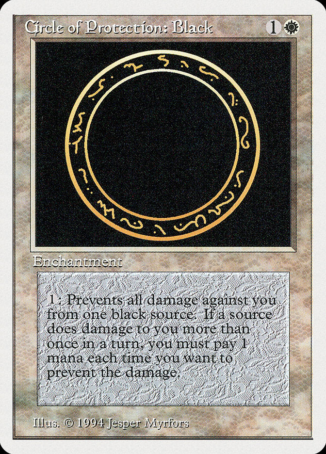 Circle of Protection: Black [Summer Magic / Edgar] | Impulse Games and Hobbies