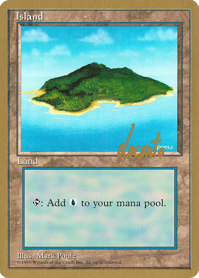 Island (ml367) (Michael Loconto) [Pro Tour Collector Set] | Impulse Games and Hobbies