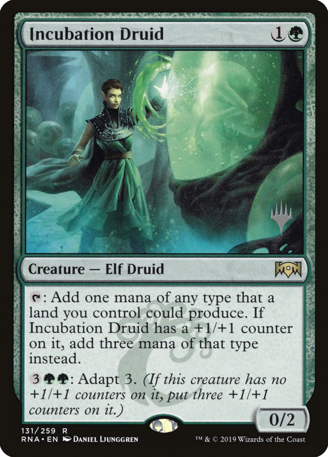 Incubation Druid (Promo Pack) [Ravnica Allegiance Promos] | Impulse Games and Hobbies