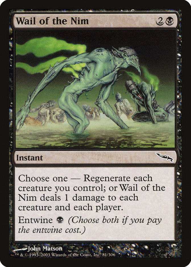 Wail of the Nim [Mirrodin] | Impulse Games and Hobbies