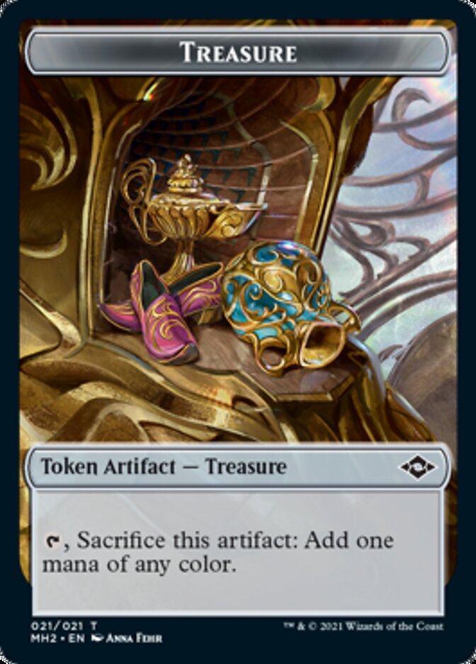 Treasure Token (#21) // Zombie Army Token [Modern Horizons 2 Tokens] | Impulse Games and Hobbies